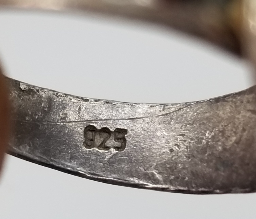 ÜZERİNDE OSMANLICA AMED - DİYARBAKIR YAZILI ÖZEL YAPIM GÜMÜŞ YÜZÜK