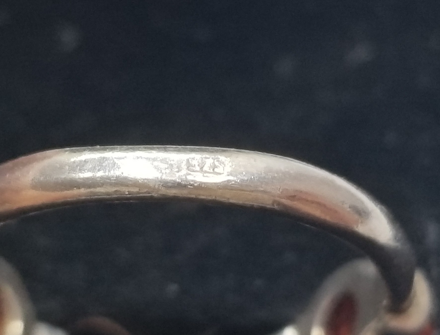 İÇİ FOSİLLİ DAMLA KEHRİBAR ÖZEL YAPIM YÜZÜK