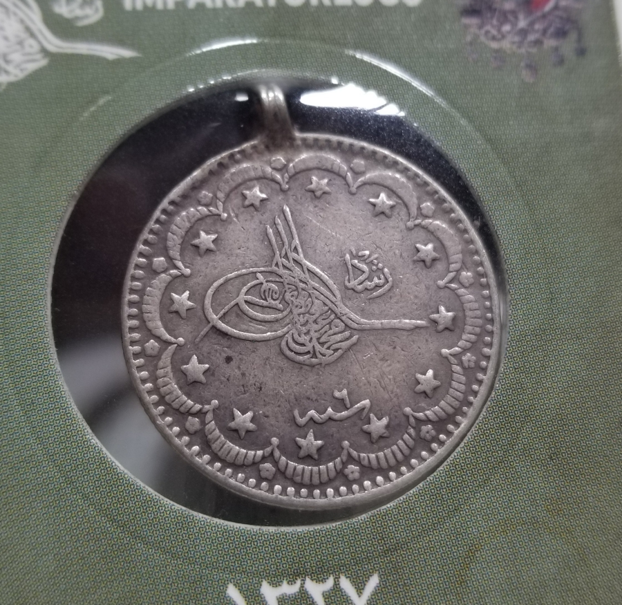 SULTAN MEHMET REŞAT HAN DÖNEMİ GÜMÜŞ 5 KURUŞ MECİDİYE