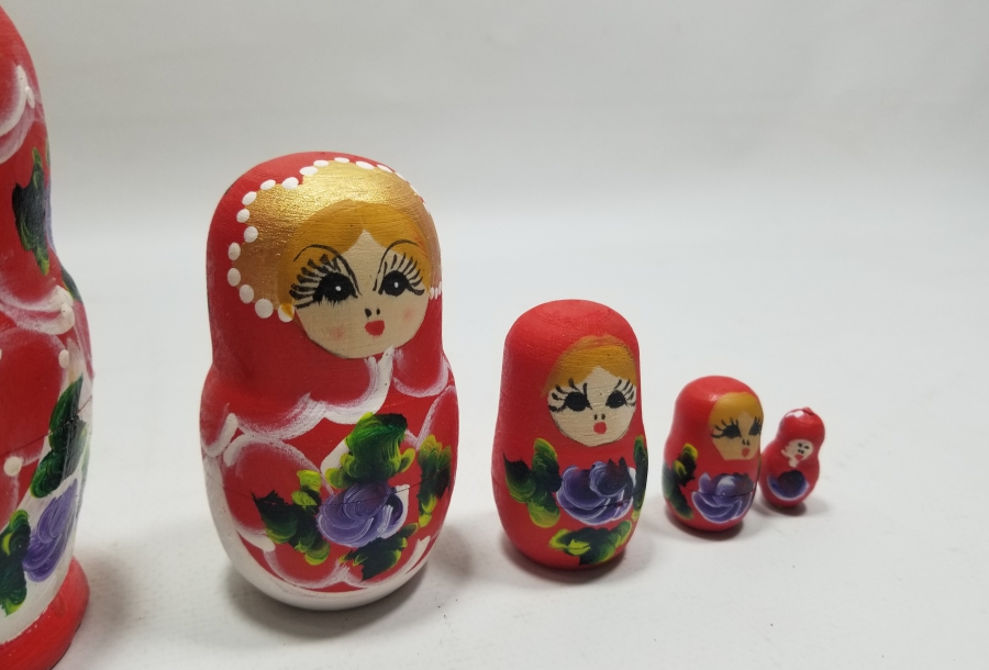 EL BOYAMA RUS MATRUŞKA TAKIMI