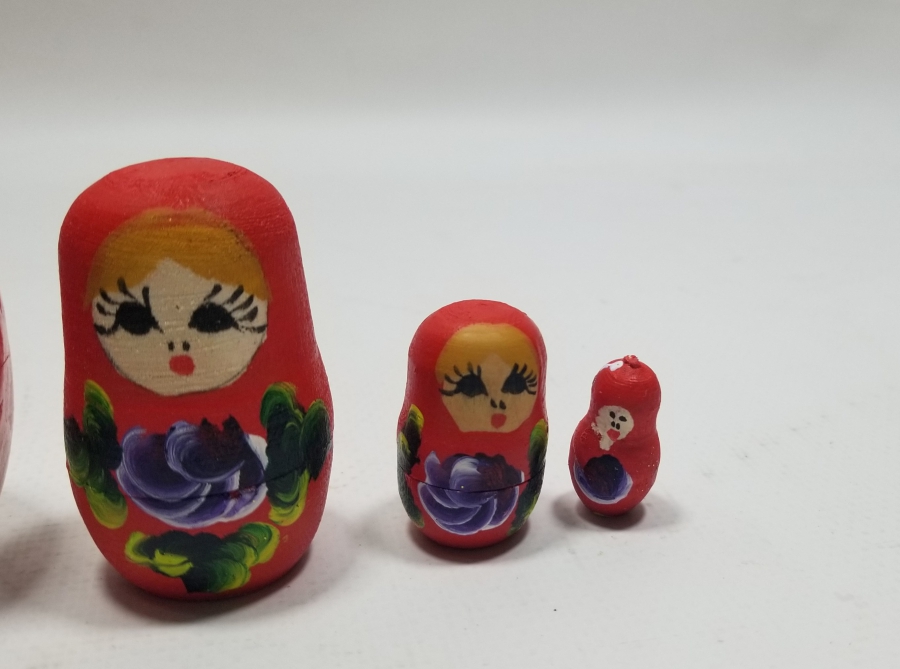 EL BOYAMA RUS MATRUŞKA TAKIMI