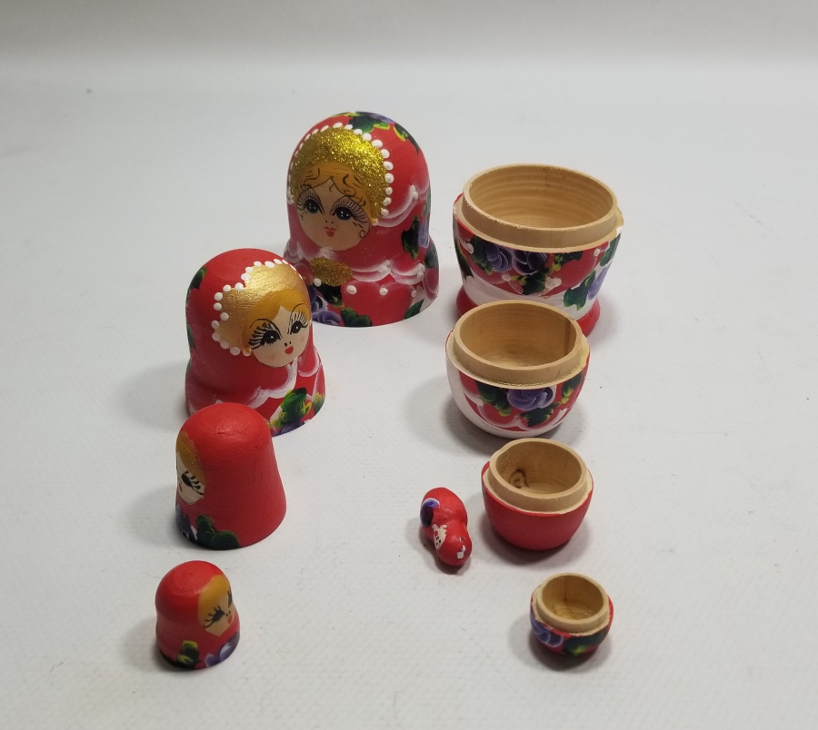 EL BOYAMA RUS MATRUŞKA TAKIMI