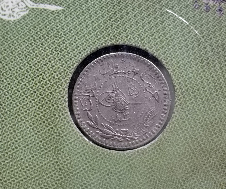 MEHMET REŞAT HAN DÖNEMİ KOLEKSİYONLUK NİKEL 5 PARA