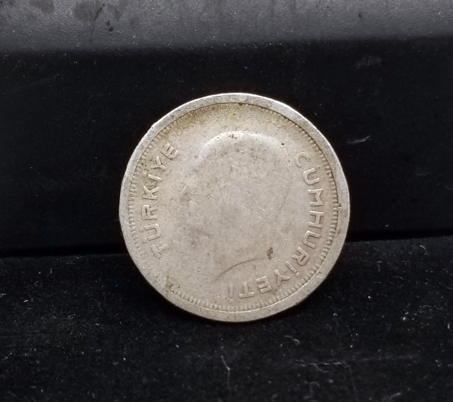 1936 YILI GÜMÜŞ 25 KURUŞ