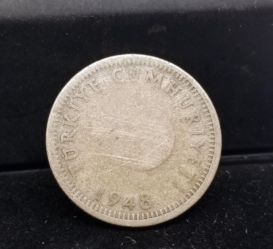 1948 YILI GÜMÜŞ 50 KURUŞ