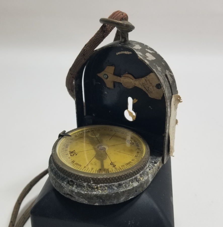 2. DÜNYA SAVAŞI DÖNEMİ ANTİKA İNGİLİZ YAPIMI PUSULA