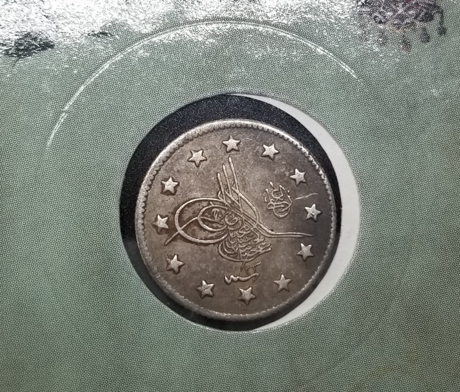 SULTAN ABDÜLHAMİD DÖNEMİ GÜMÜŞ 2 KURUŞ MECİDİYE