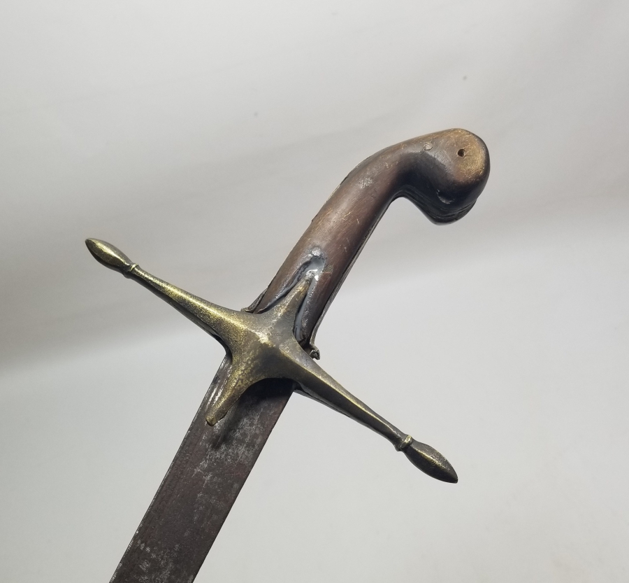 OSMANLI DÖNEMİ NADİR TİPTE AKINCI KILICI - EĞRİ KILIÇ - ŞİMŞİR