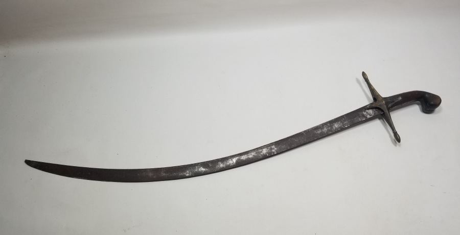 OSMANLI DÖNEMİ NADİR TİPTE AKINCI KILICI - EĞRİ KILIÇ - ŞİMŞİR