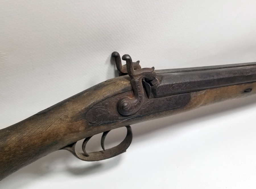 KALEM İŞÇİLİKLİ OSMANLI DÖNEMİ ÇİFT DOLMA TÜFEK