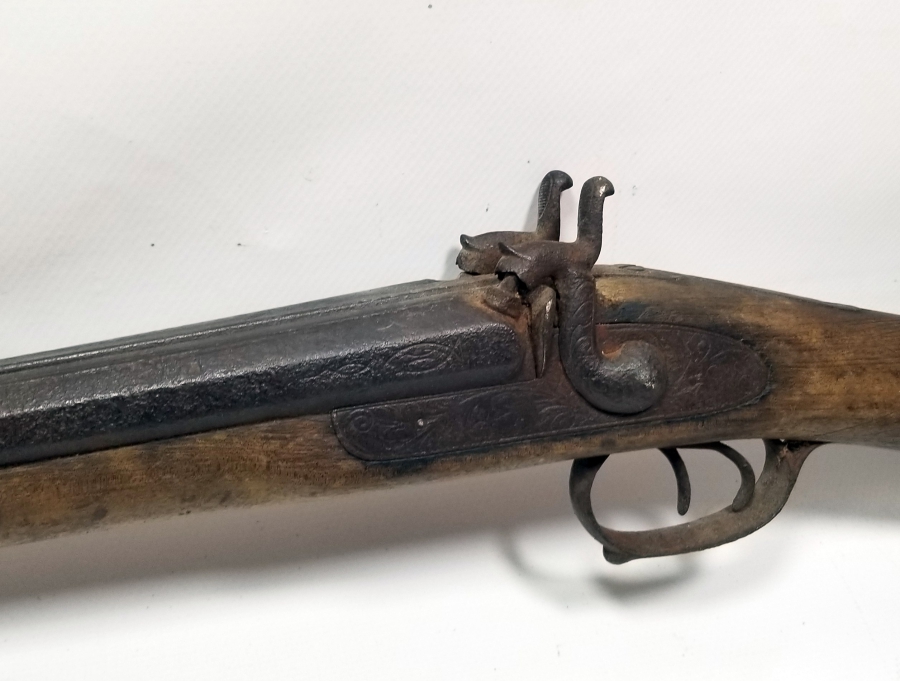 KALEM İŞÇİLİKLİ OSMANLI DÖNEMİ ÇİFT DOLMA TÜFEK