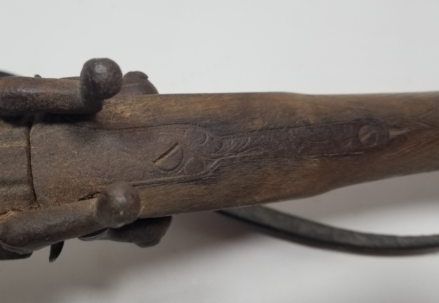 KALEM İŞÇİLİKLİ OSMANLI DÖNEMİ ÇİFT DOLMA TÜFEK
