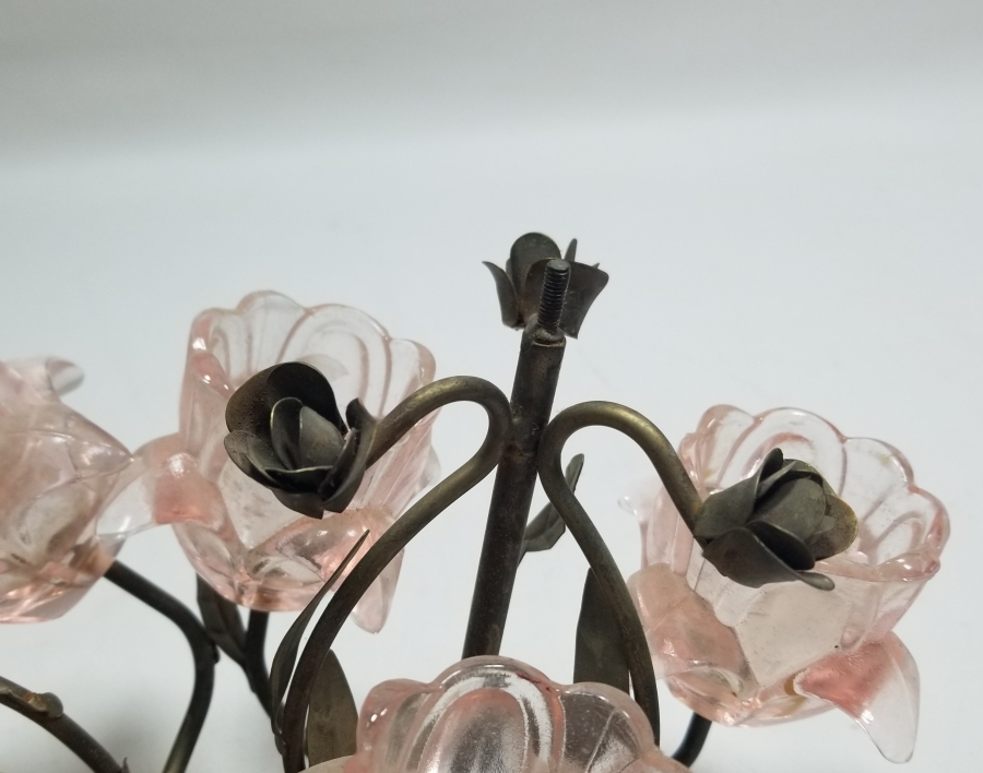 EL YAPIMI ANTİKA ÇİFT MUMLUK