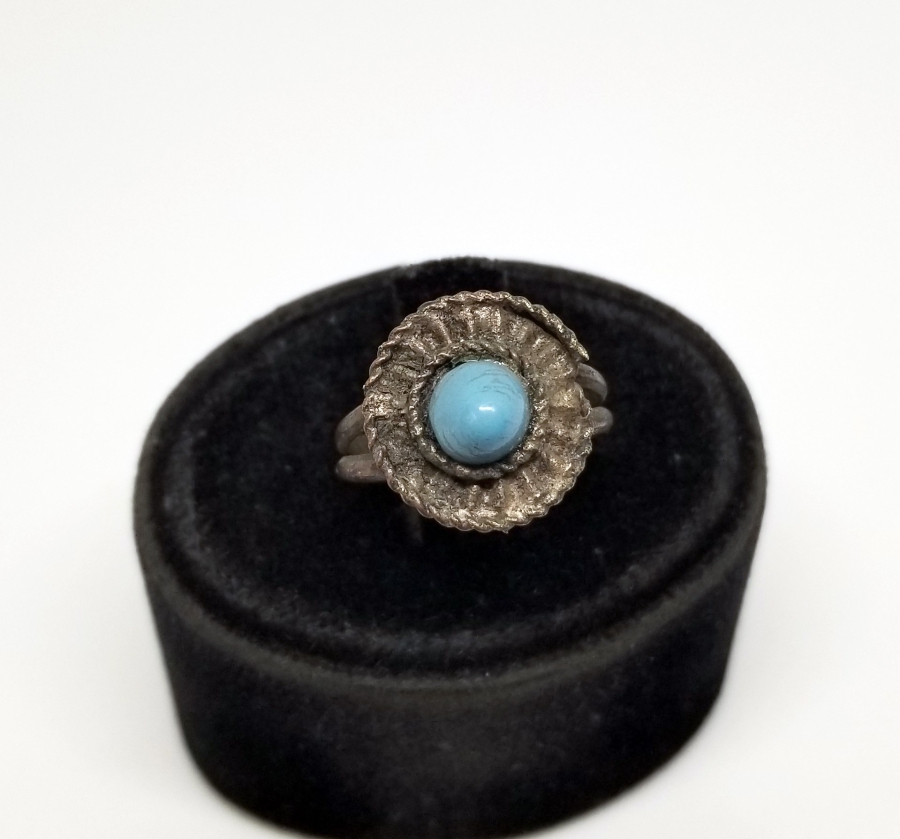 TURKUAZ TAŞLI ANTİKA BİJUTERİ YÜZÜK