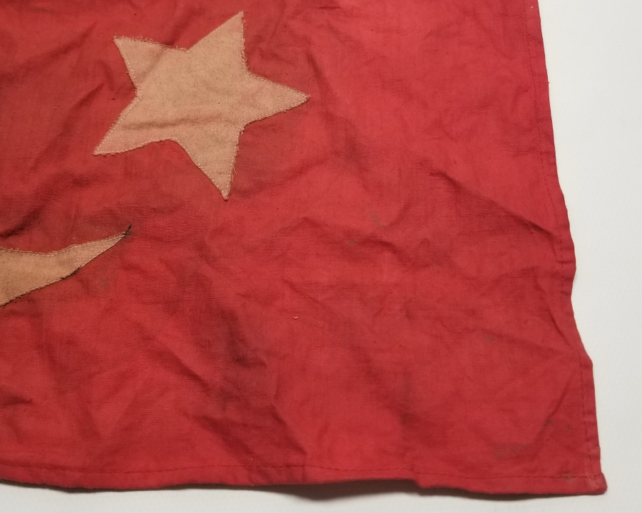 1. DÜNYA SAVAŞI DÖNEMİ PRİMİTİF FORMLU OSMANLI BAYRAK