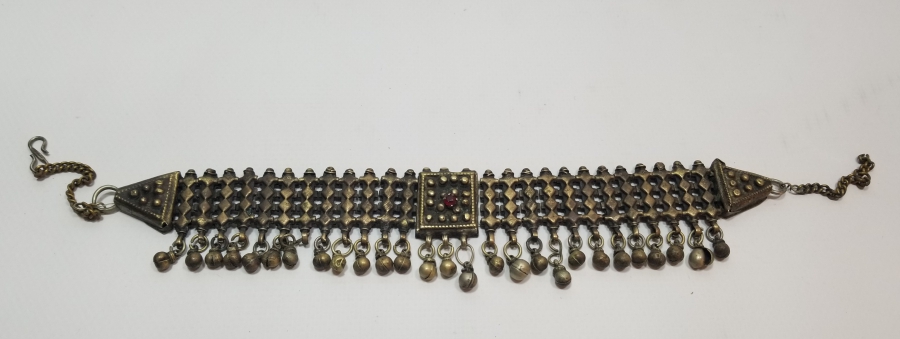 OSMANLI DÖNEMİ KABARTMA İŞÇİLİKLİ GERDANLIK - GIDIKLIK