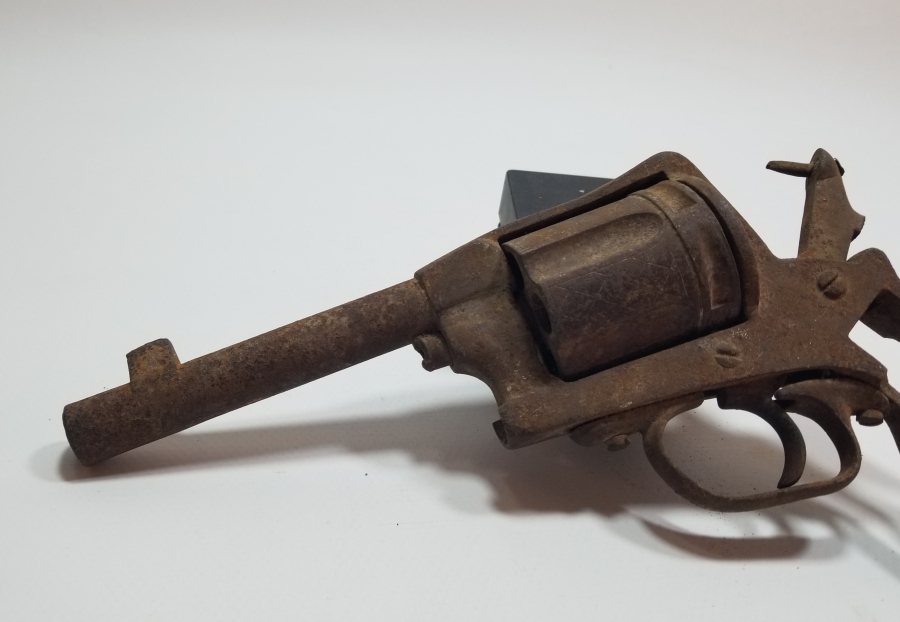 1. DÜNYA SAVAŞI DÖNEMİ OSMANLI SUBAY TABANCASI İSKELETİ