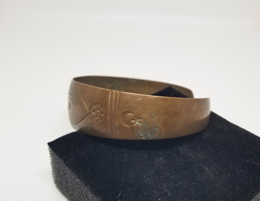 ÜZERİ AY YILDIZLI OSMANLI DÖNEMİ YEL - ROMATİZMA BİLEZİĞİ