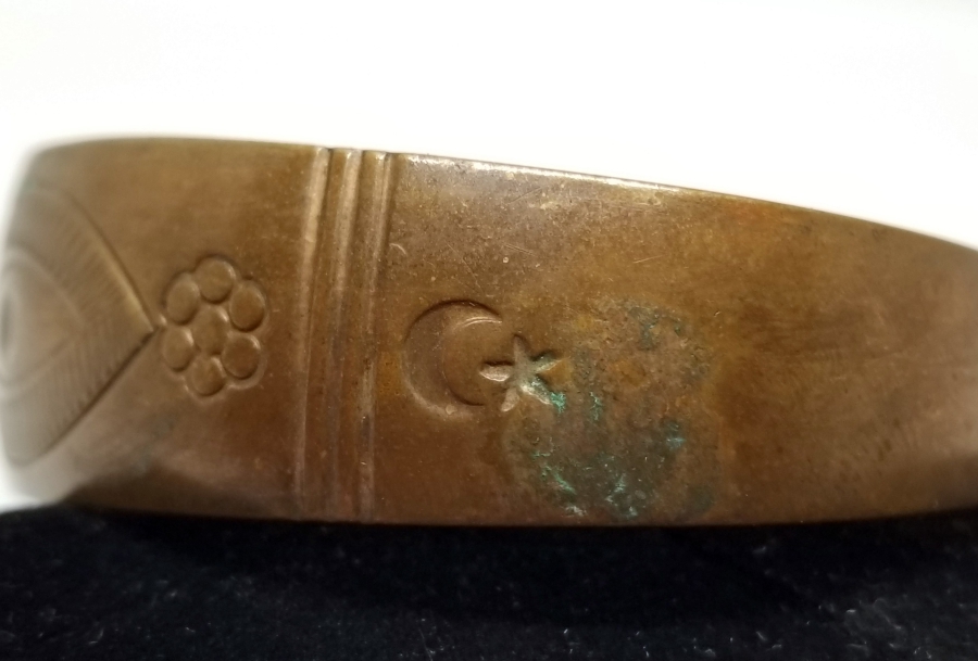 ÜZERİ AY YILDIZLI OSMANLI DÖNEMİ YEL - ROMATİZMA BİLEZİĞİ