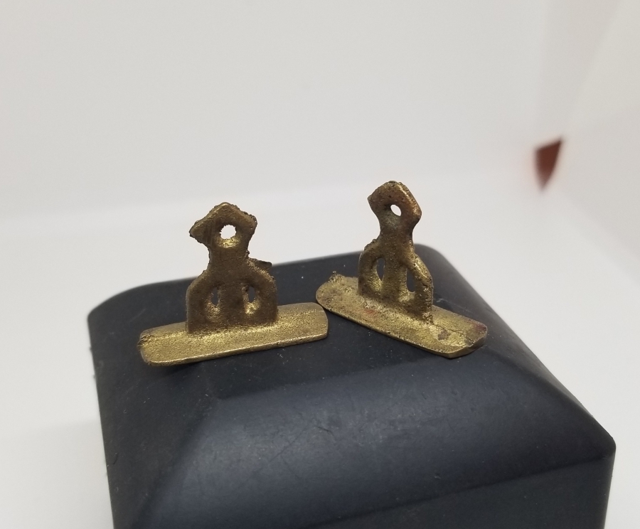 CUMHURİYET BAŞLARI EL KAZIMA İKİ ADET ŞAHIS MÜHRÜ