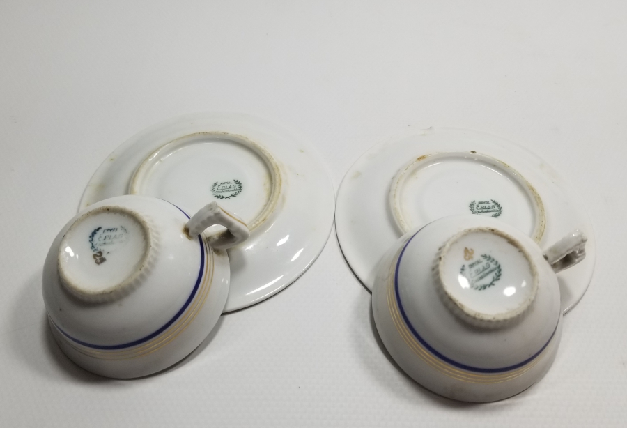 OSMANLI DÖNEMİ ÇİFT PORSELEN KAHVE TAKIMI