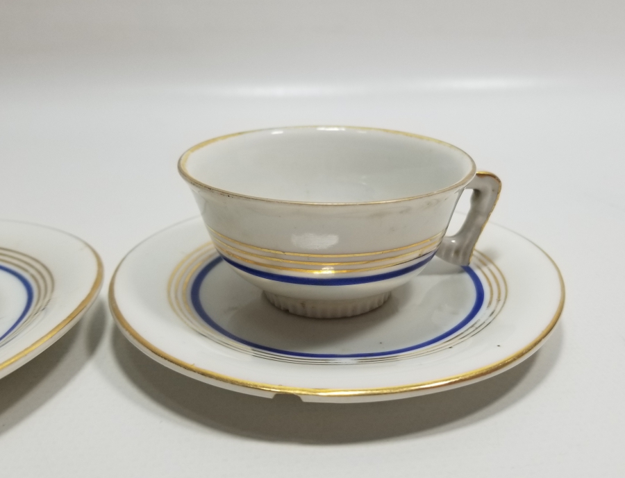 OSMANLI DÖNEMİ ÇİFT PORSELEN KAHVE TAKIMI