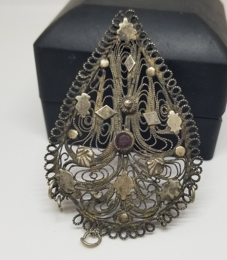 TELKARİ İŞÇİLİKLİ OSMANLI DÖNEMİ ARMUDİ KOLYE UCU