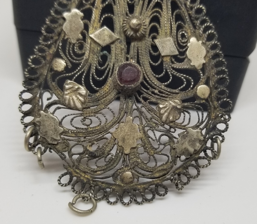 TELKARİ İŞÇİLİKLİ OSMANLI DÖNEMİ ARMUDİ KOLYE UCU