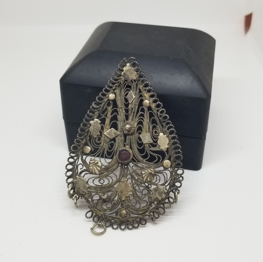 TELKARİ İŞÇİLİKLİ OSMANLI DÖNEMİ ARMUDİ KOLYE UCU