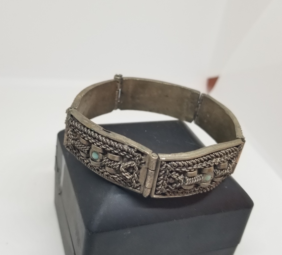 KABARTMA İŞÇİLİKLİ OSMANLI DÖNEMİ BİLEZİK - BİLEKLİK