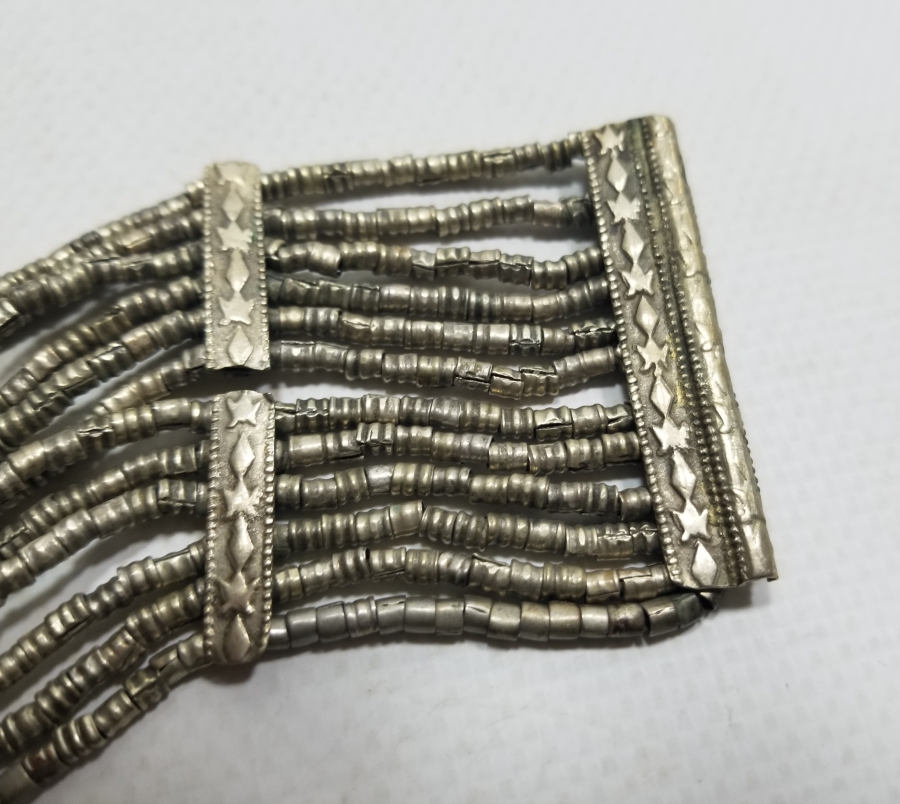 OSMANLI DÖNEMİ TAMAMI EL YAPIMI KABARTMA İŞÇİLİKLİ BİLEZİK - BİLEKLİK