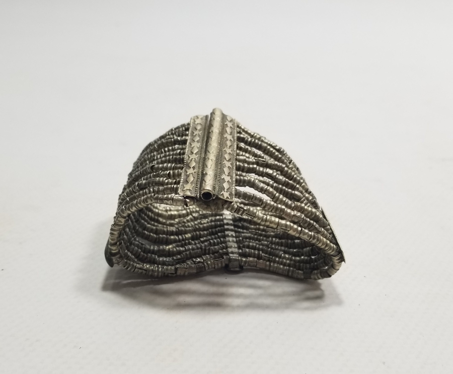 OSMANLI DÖNEMİ TAMAMI EL YAPIMI KABARTMA İŞÇİLİKLİ BİLEZİK - BİLEKLİK