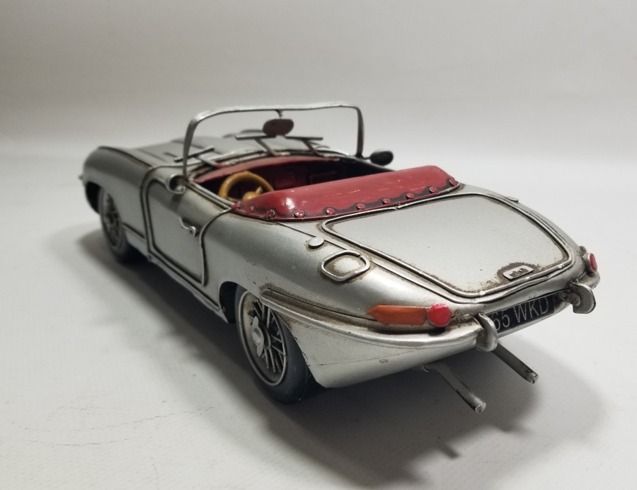 ANTİKA GÖRÜNÜMLÜ DEKORATİF METAL ARABA