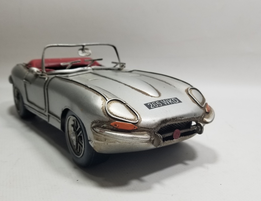 ANTİKA GÖRÜNÜMLÜ DEKORATİF METAL ARABA