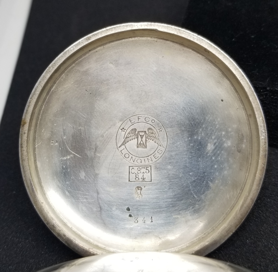 KADRANI ALTIN BEZELİ ÖZEL YAPIM AVCI KASA LONGINES CEP SAATİ