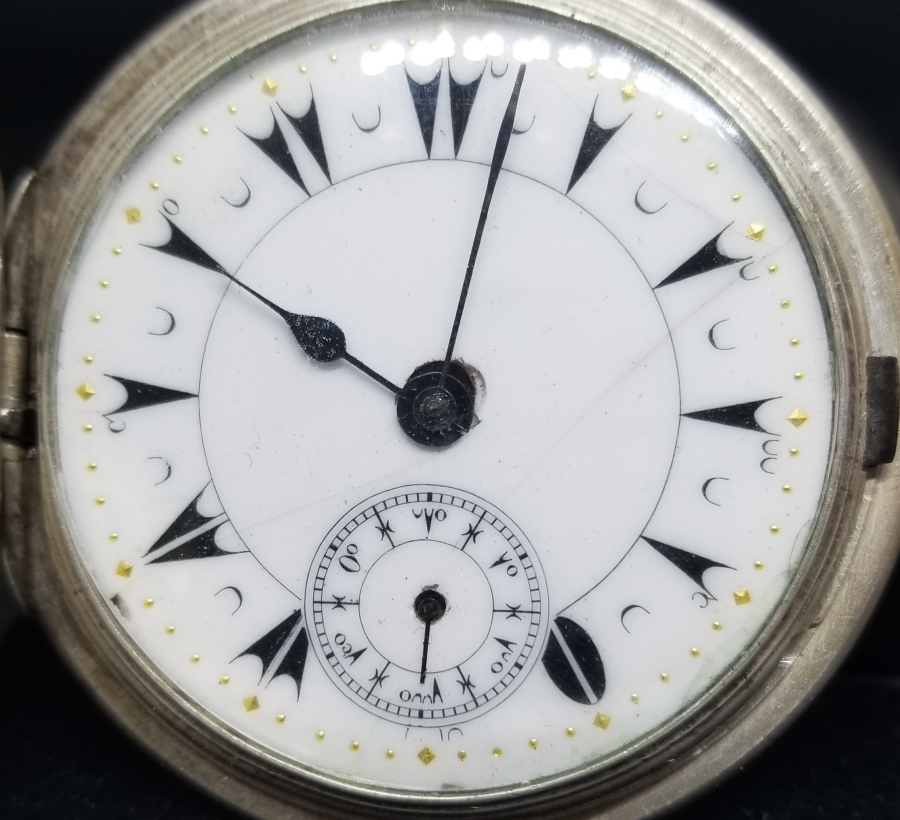 KADRANI ALTIN BEZELİ ÖZEL YAPIM AVCI KASA LONGINES CEP SAATİ