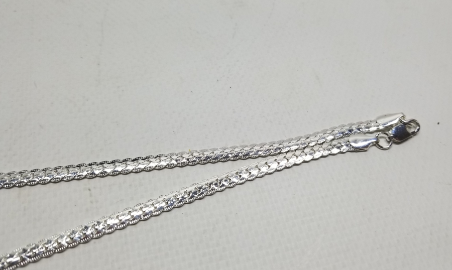 KABARTMA İŞÇİLİKLİ GÜMÜŞ ZİNCİR