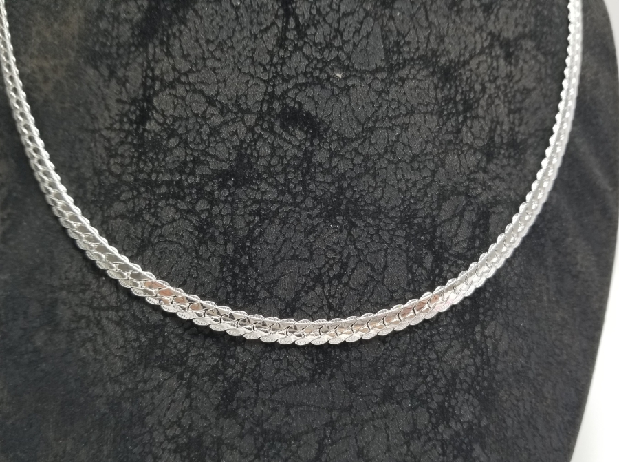 KABARTMA İŞÇİLİKLİ GÜMÜŞ ZİNCİR