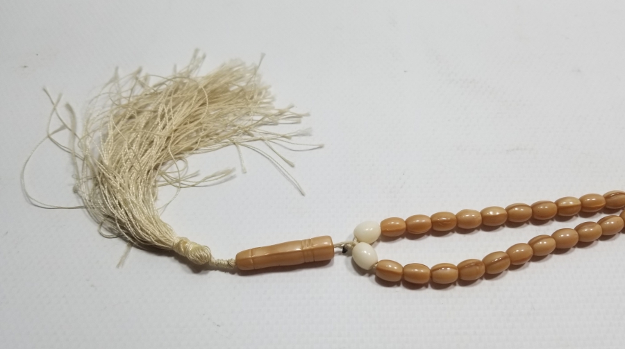 OSMANLI DÖNEMİ NADİR RENKTE BEYKOZ NAMAZ TESPİHİ