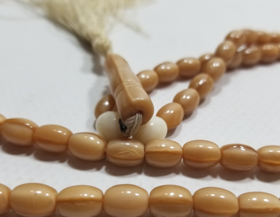 OSMANLI DÖNEMİ NADİR RENKTE BEYKOZ NAMAZ TESPİHİ