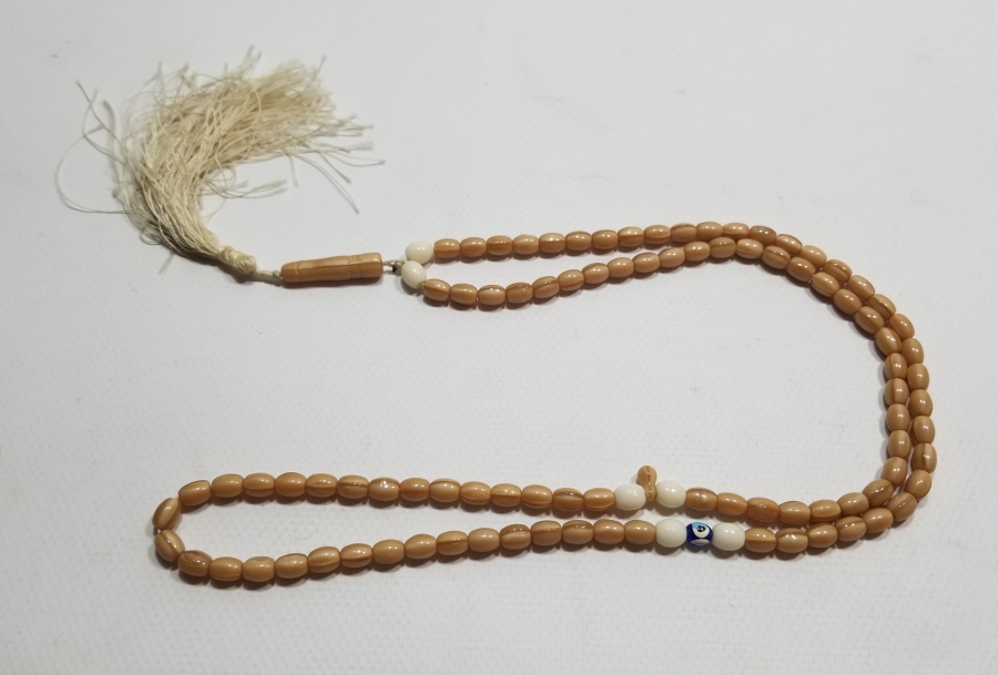 OSMANLI DÖNEMİ NADİR RENKTE BEYKOZ NAMAZ TESPİHİ