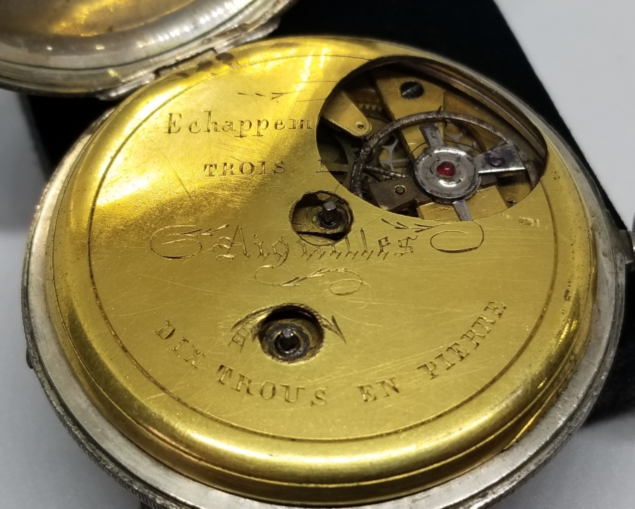 OSMANLI DÖNEMİ GÜMÜŞ KASA CEP SAATİ