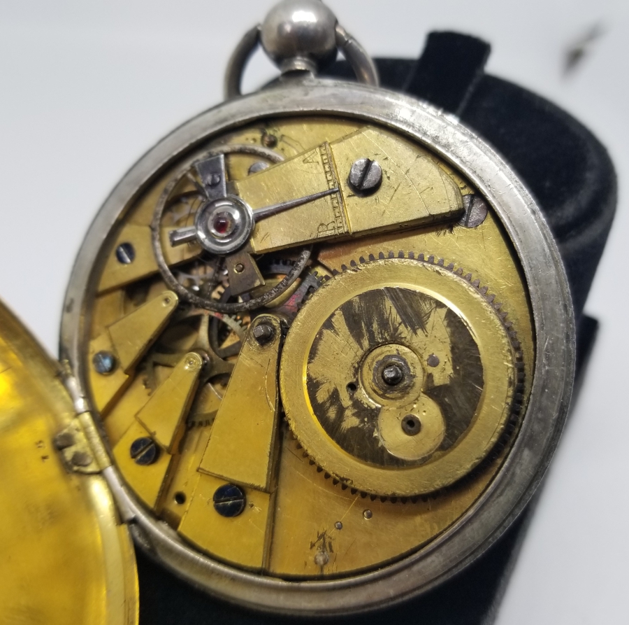 OSMANLI DÖNEMİ GÜMÜŞ KASA CEP SAATİ