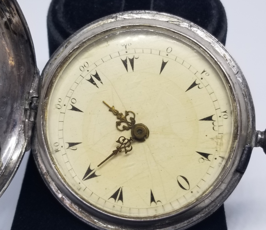 OSMANLI DÖNEMİ GÜMÜŞ KASA CEP SAATİ