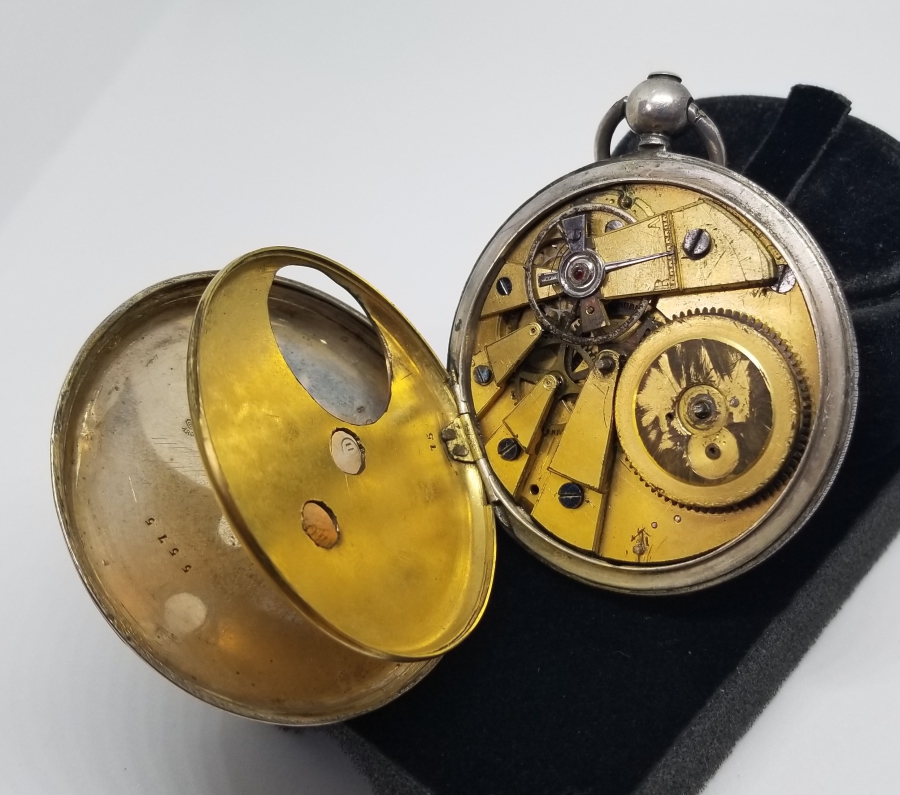 OSMANLI DÖNEMİ GÜMÜŞ KASA CEP SAATİ