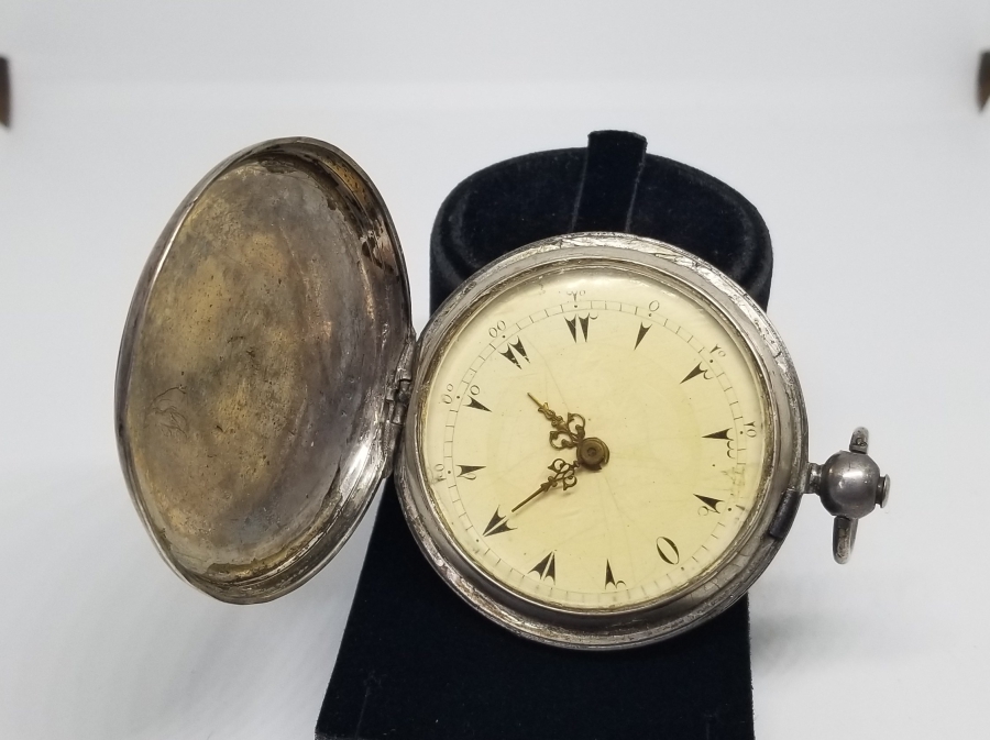 OSMANLI DÖNEMİ GÜMÜŞ KASA CEP SAATİ