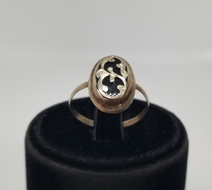 OSMANLI DÖNEMİ EL YAPIMI OLTU TAŞLI ÖZEL YAPIM GÜMÜŞ YÜZÜK