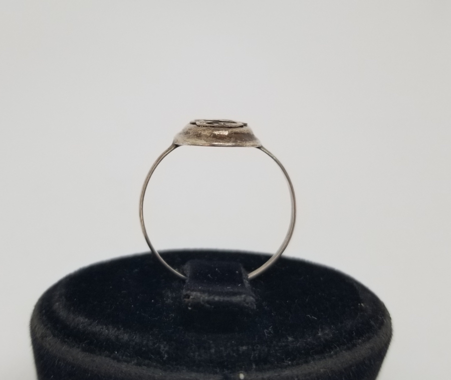 OSMANLI DÖNEMİ EL YAPIMI OLTU TAŞLI ÖZEL YAPIM GÜMÜŞ YÜZÜK