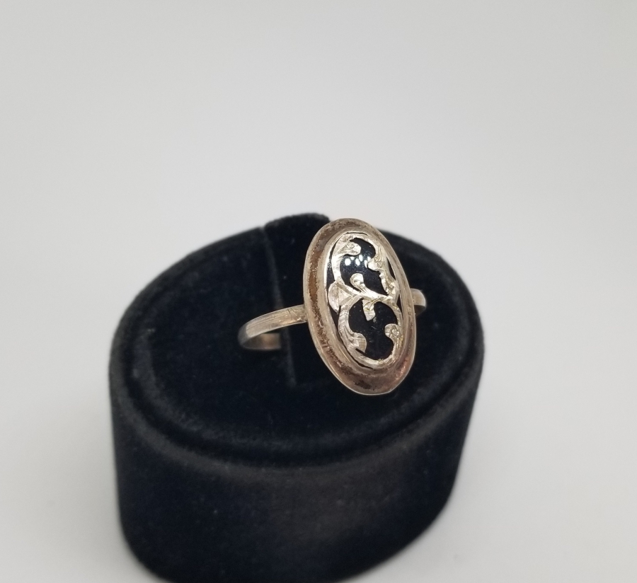 OSMANLI DÖNEMİ EL YAPIMI OLTU TAŞLI ÖZEL YAPIM GÜMÜŞ YÜZÜK