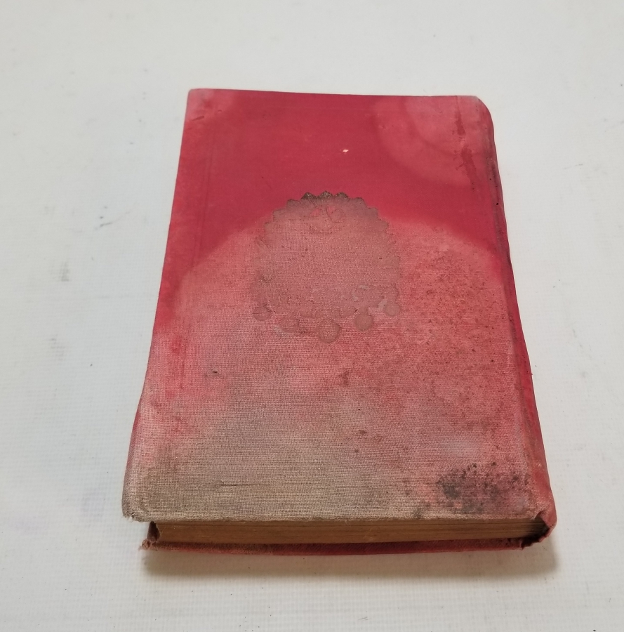 OSMANLI DÖNEMİ DEVLET ARMALI VE ALTIN VARAKLI CİLDİNDE BASKI MATEMATİK KİTABI